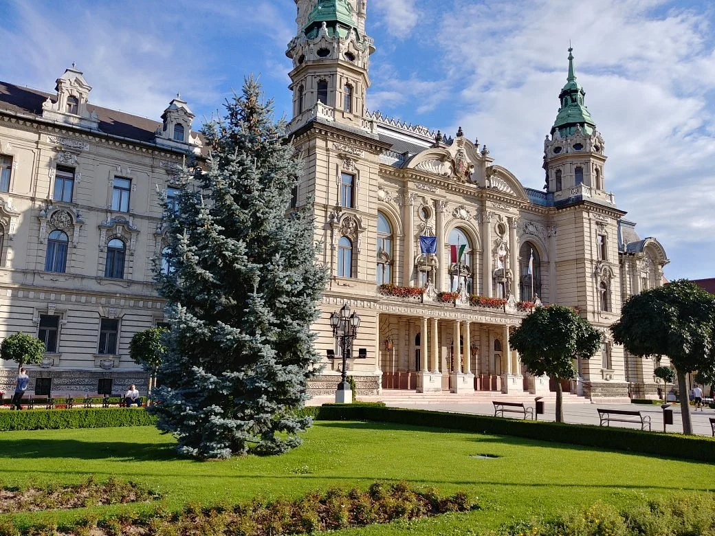 Gyor Old Town Area