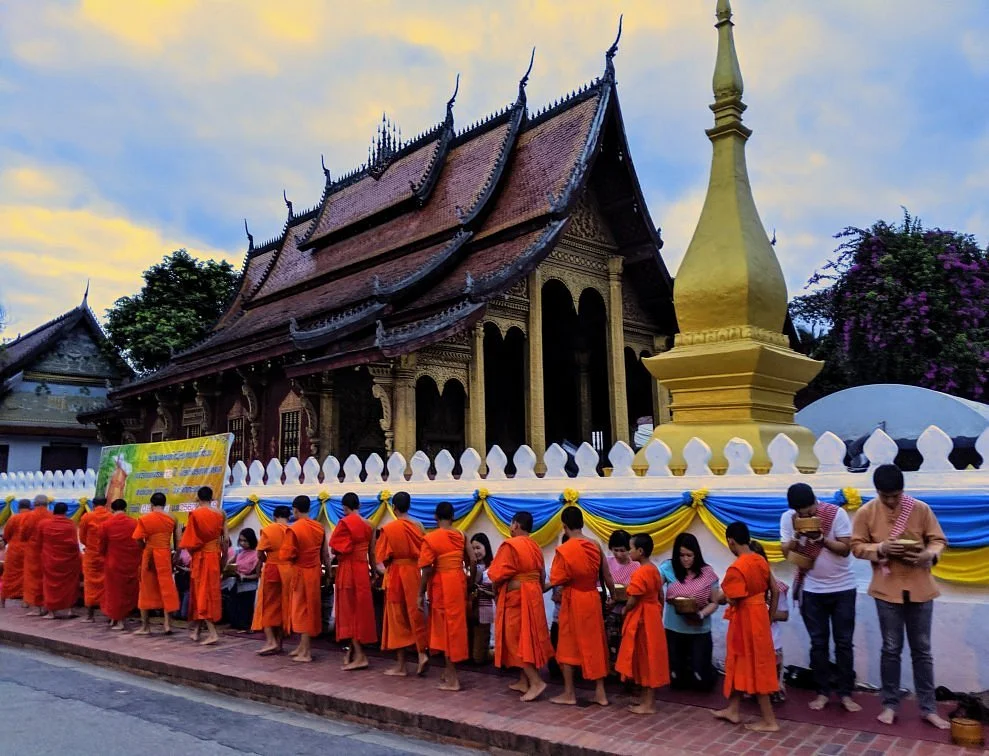 Alms Giving Ceremony