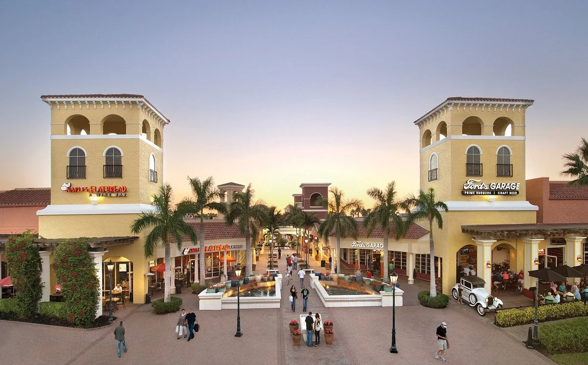 Miromar Outlets between Naples & Fort Myers
