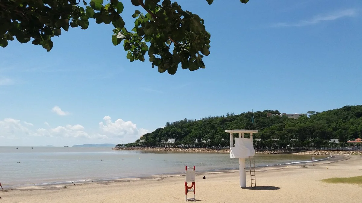 Hac Sa (Black Sand) Beach
