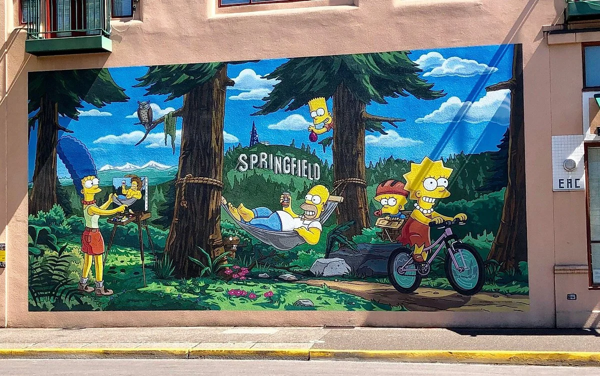 The Official Simpsons Mural