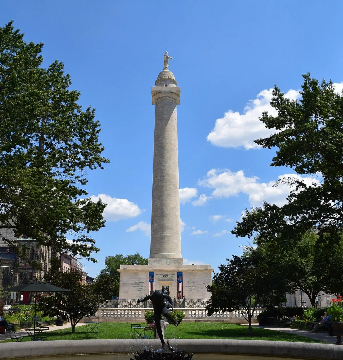 Washington Monument and Mount Vernon Place