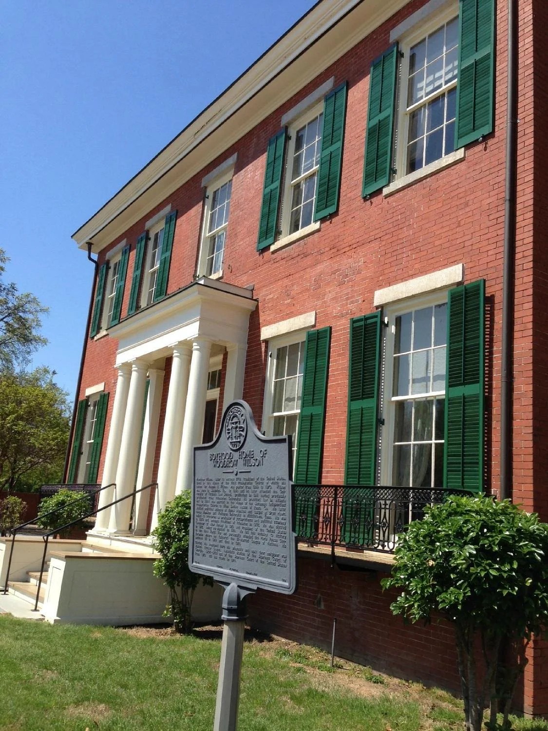 Boyhood Home of President Woodrow Wilson