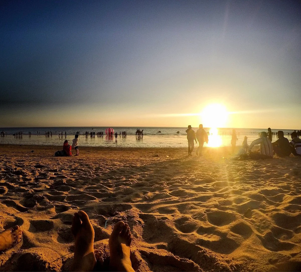 The Beach At Mandvi Palace