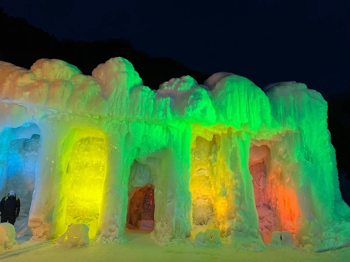 Sounkyo Hot Spring Ice Fall Festival