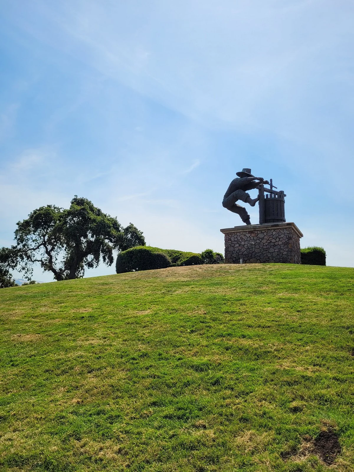Grape Crusher Statue