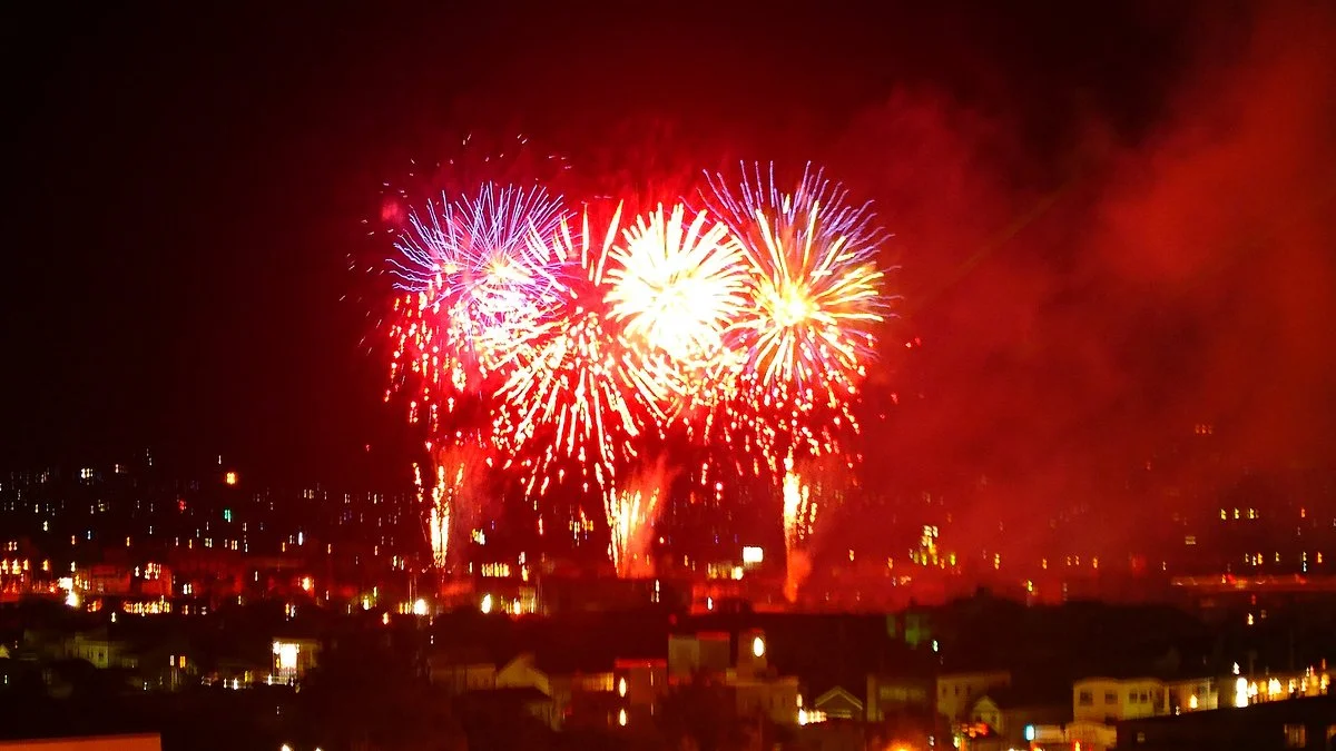 Isawa Onsen Fireworks