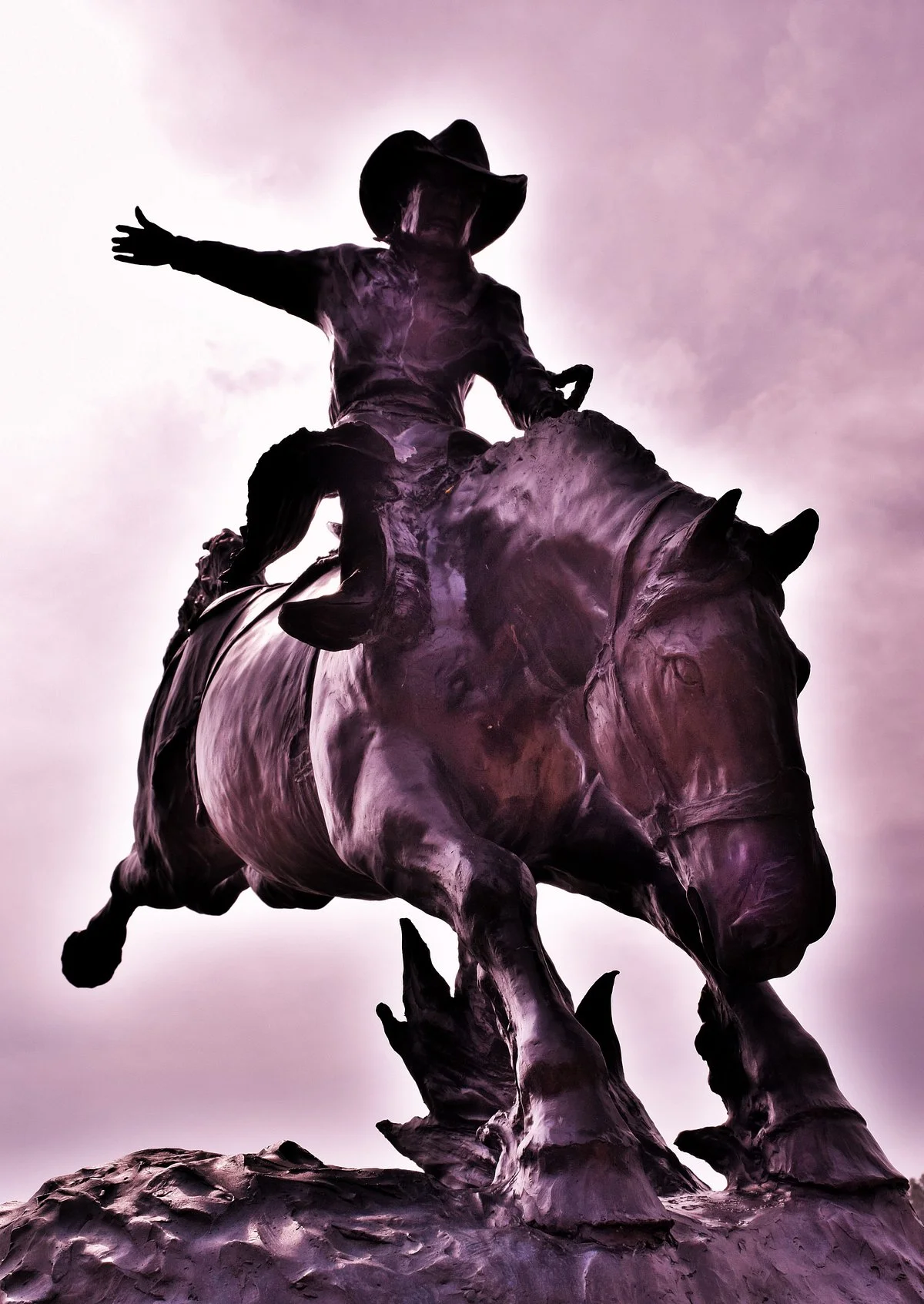 Rodeo Cowboy T.C.Halloway Statue