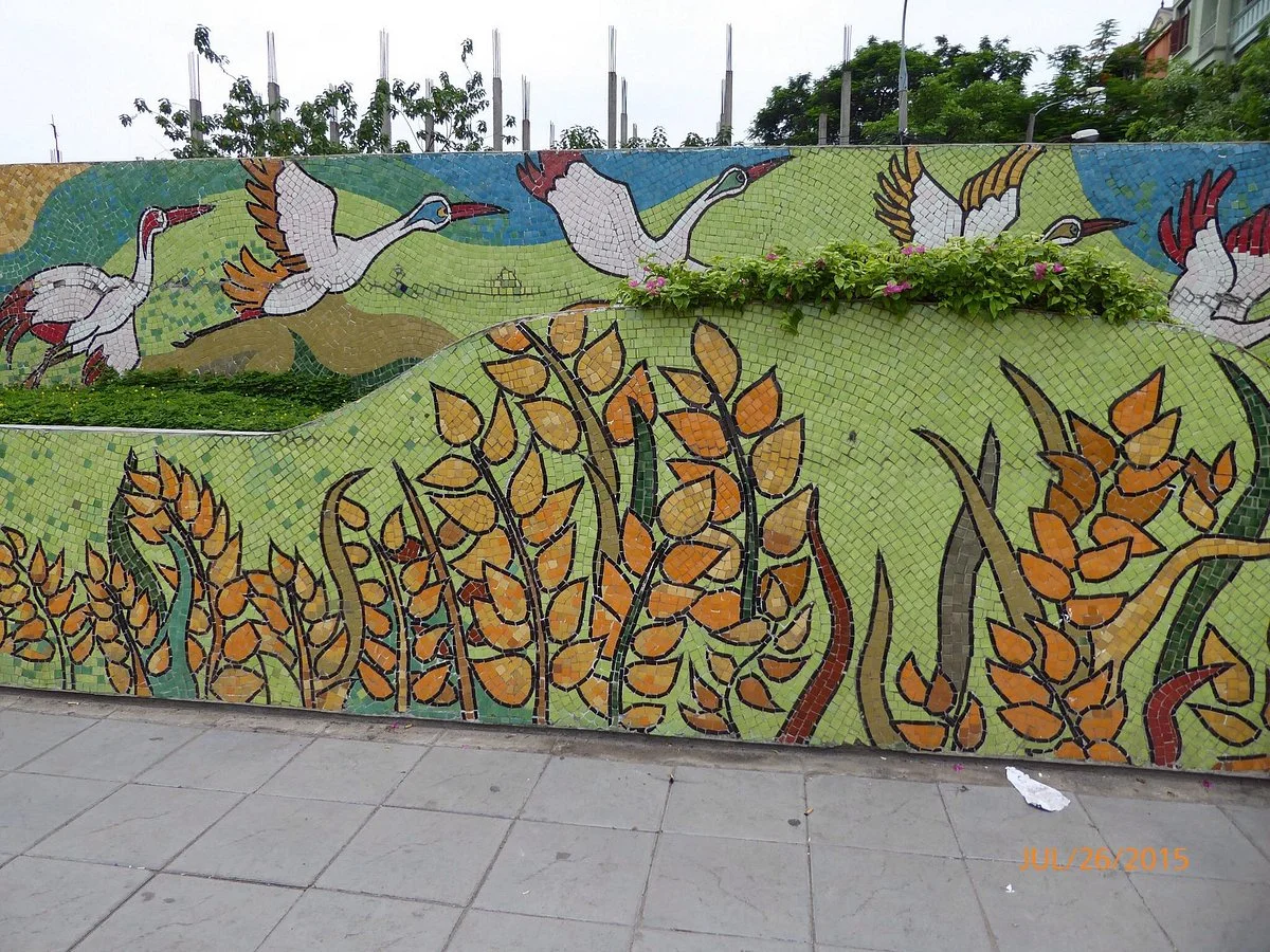 Hanoi Ceramic Mosaic Mural