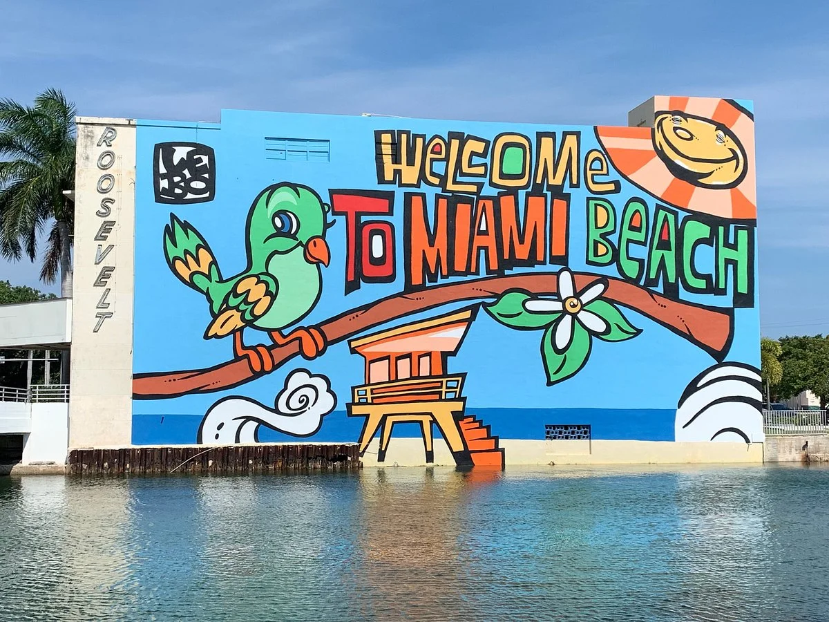 Miami Beach Welcome Mural