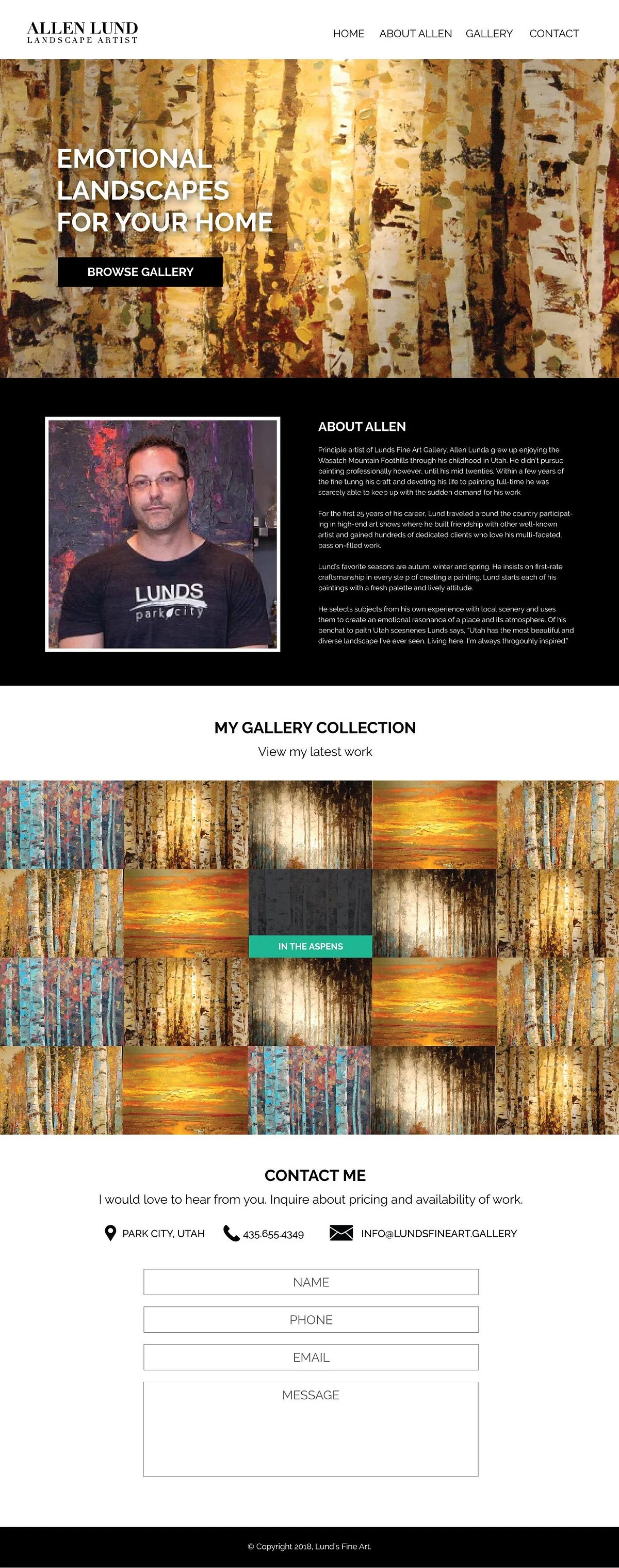 Lund's Fine Art Gallery