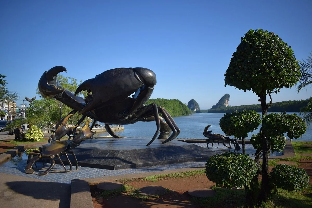 Amazing Sculptures in Krabi Town