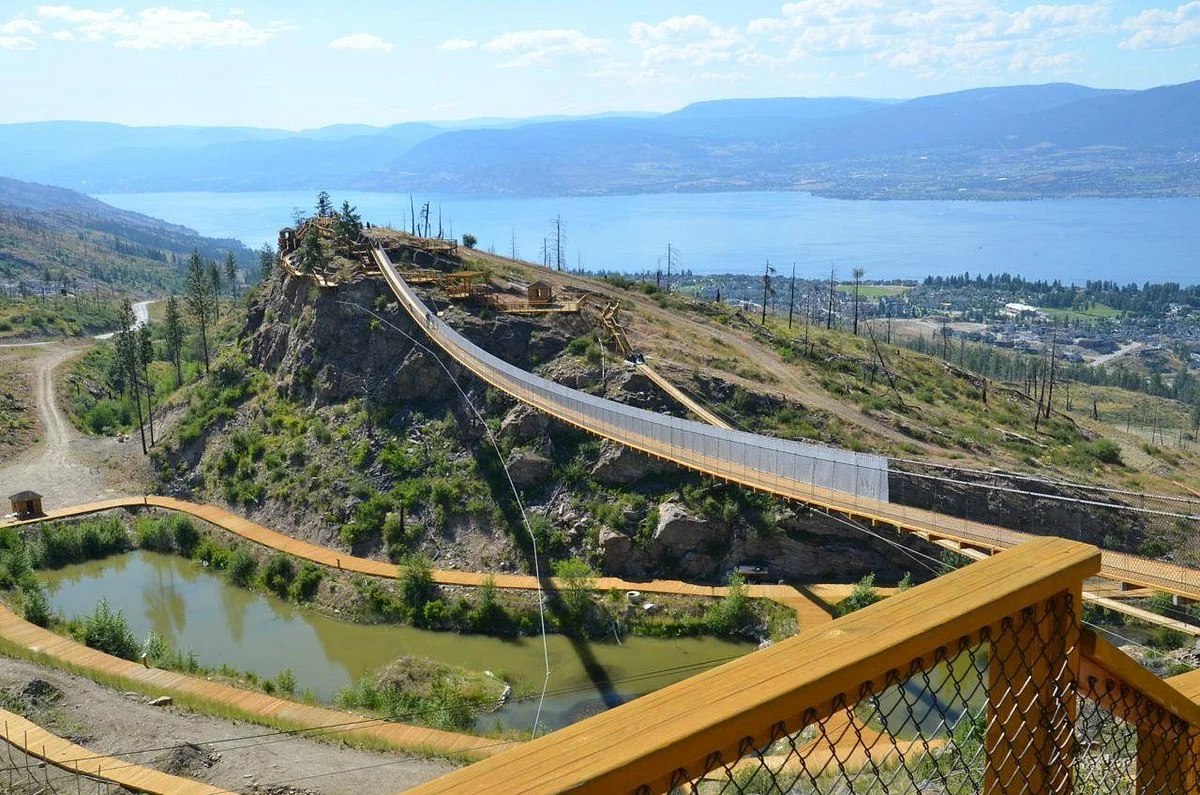 Kelowna Mountain Bridges & Vineyards
