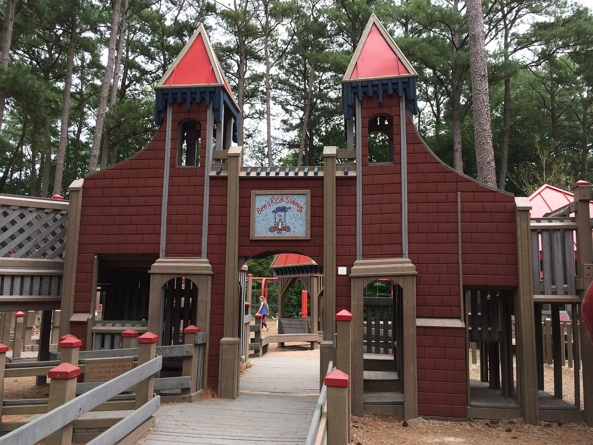 Ben's Red Swings Community Playground