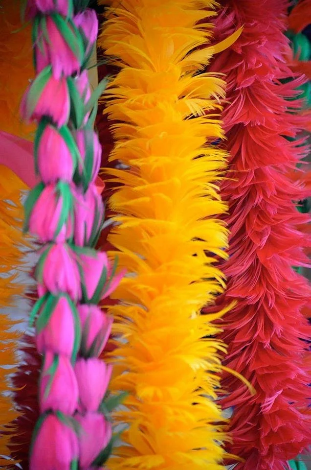 Maui Feather Lei Island Inspired