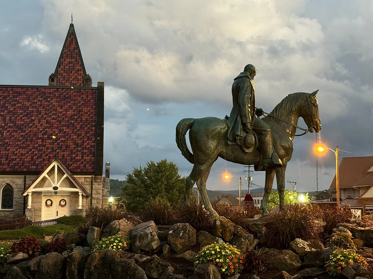 Iron Horse Statue