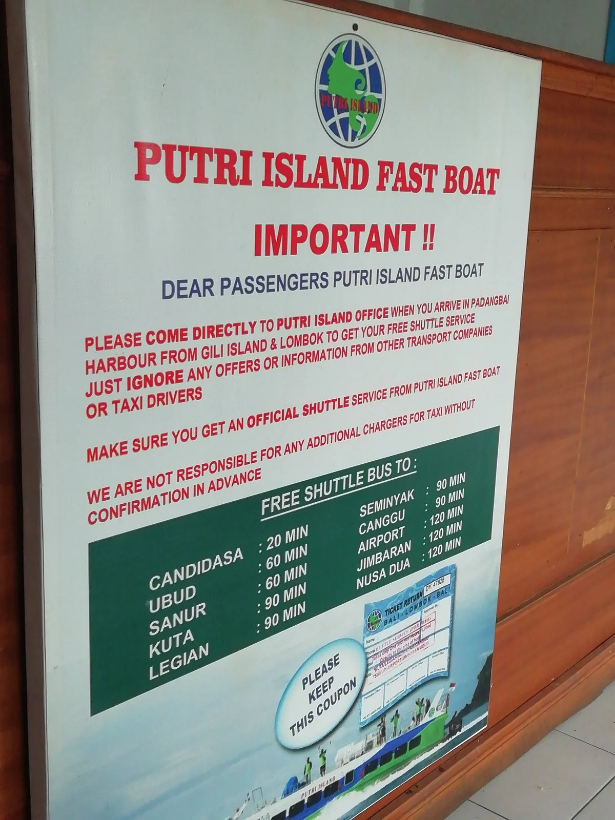 Putri Island Fast Boat