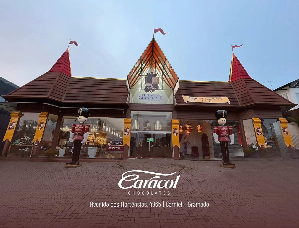 O Reino do Chocolate - Caracol Chocolates