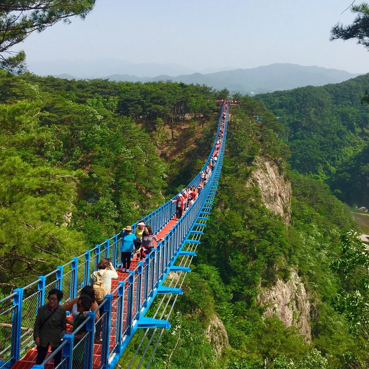 Wonju Sogeumsan Mountain Suspension Bridge