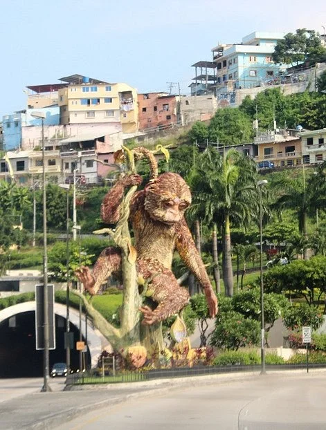 Escultura del Mono Machin