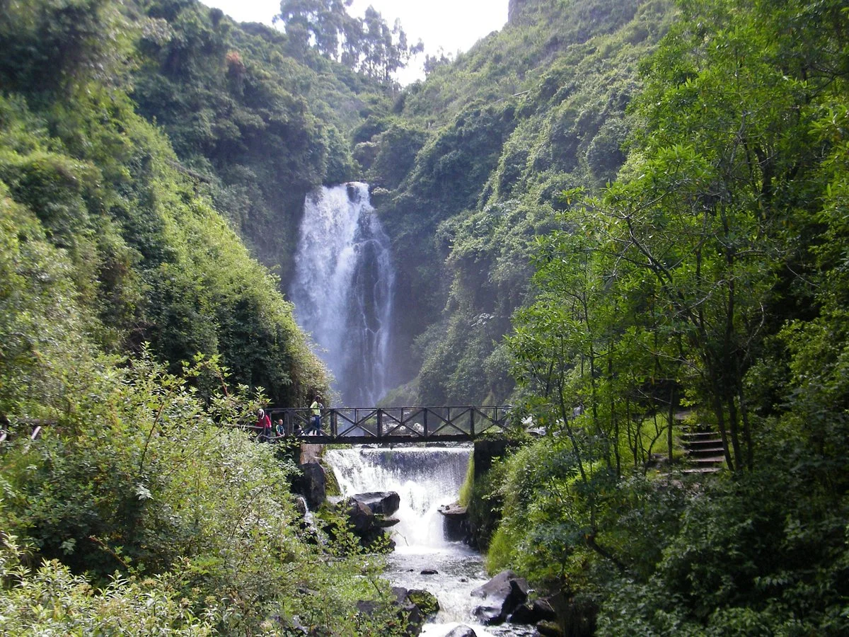Cascada de  Peguche