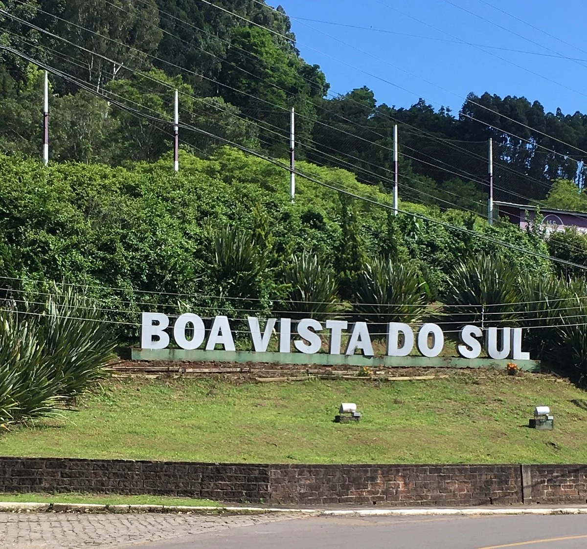 Letreiro BOA VISTA DO SUL