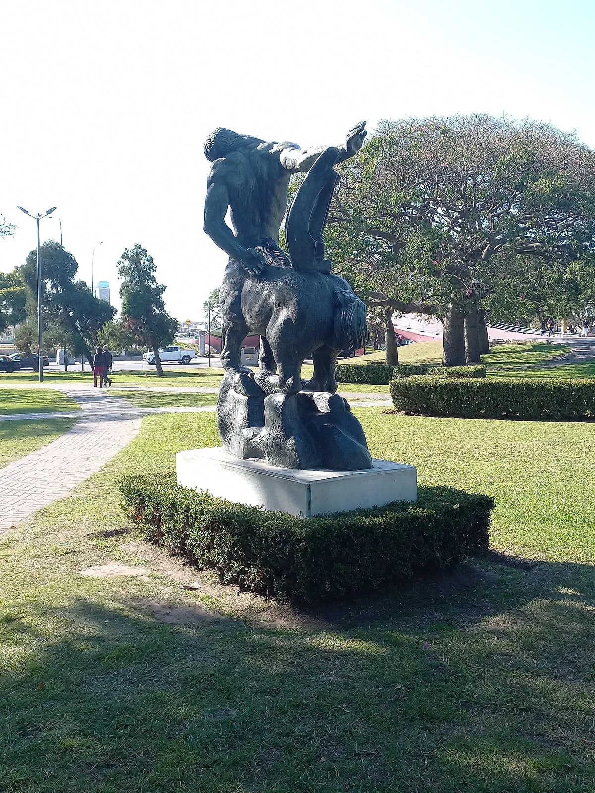 Escultura Centauro Herido