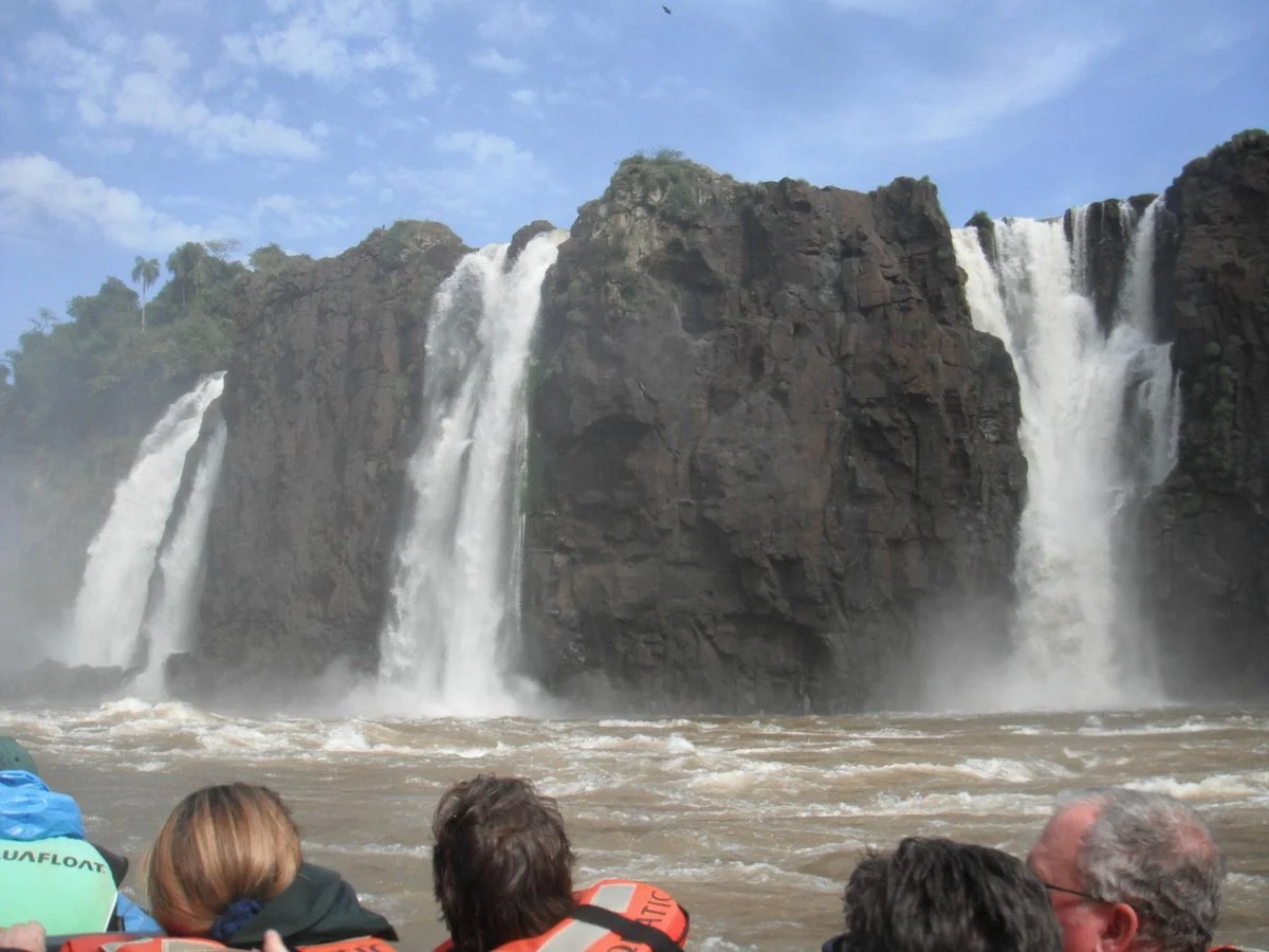 Rafting in the River Iguacu
