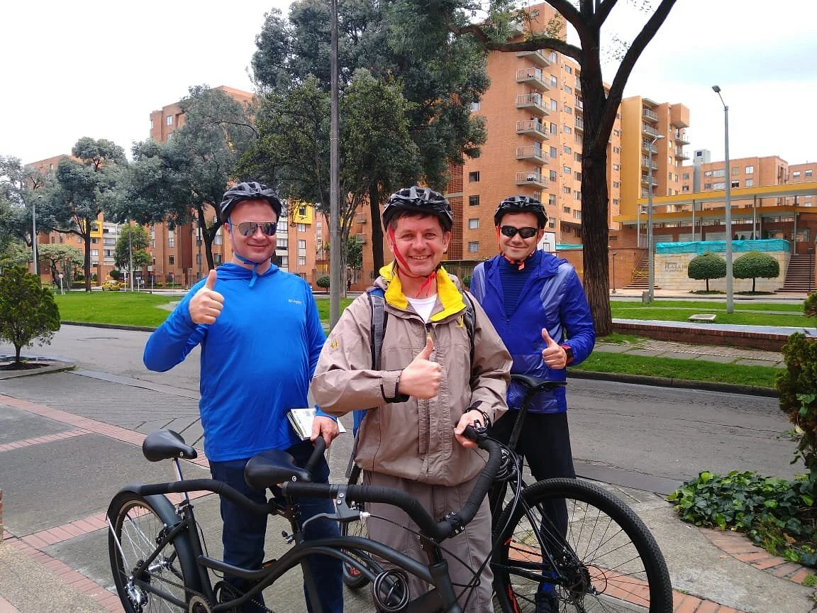Biking Bogota
