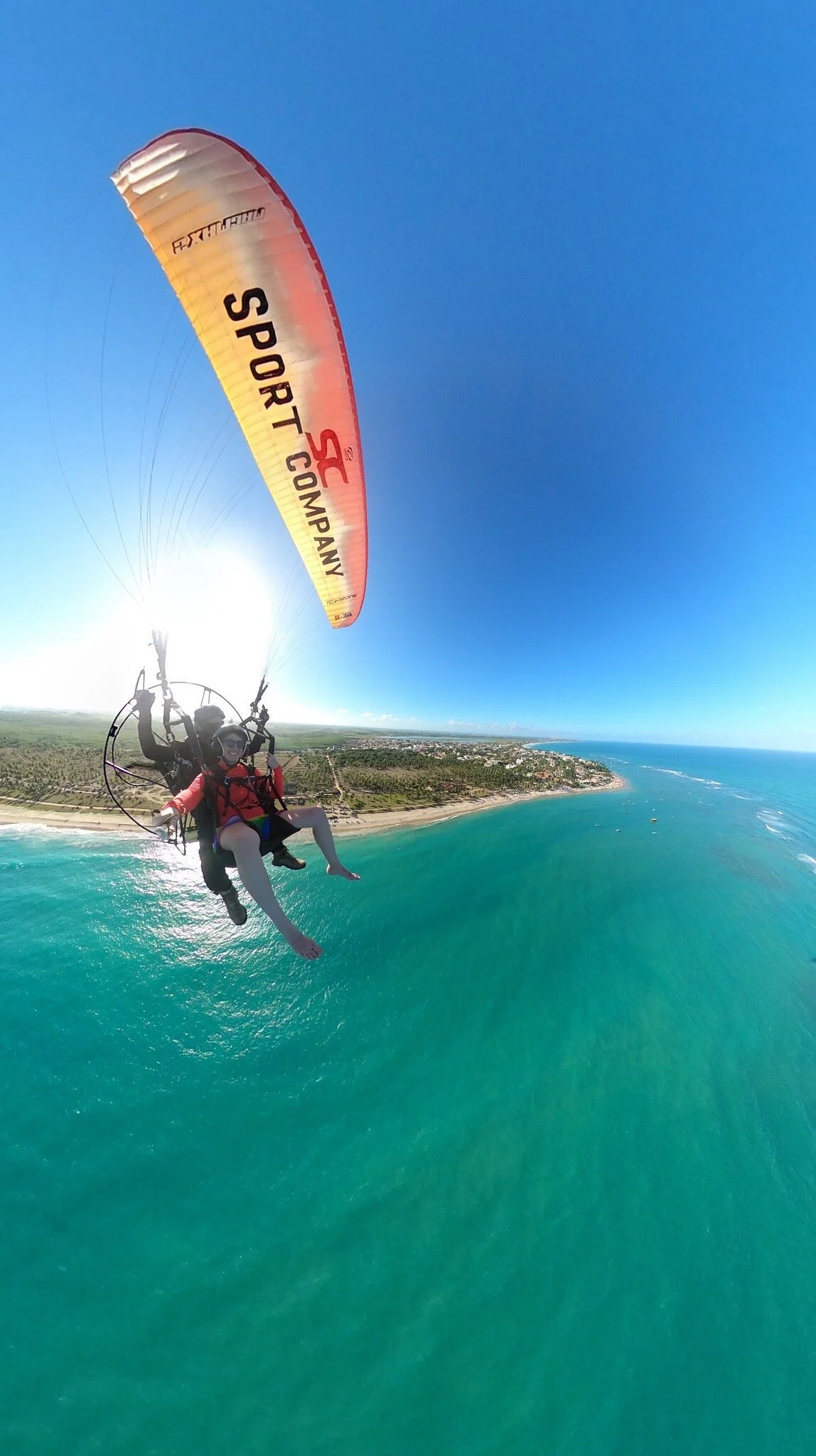 Voo de Paramotor - Sergio Voador