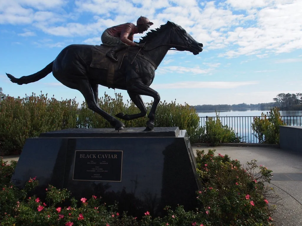 Black Caviar Statue