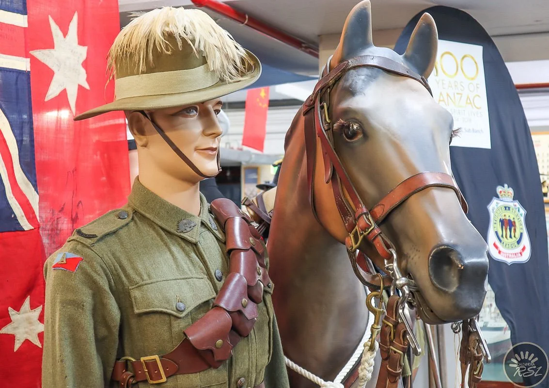 Caloundra RSL Military Display