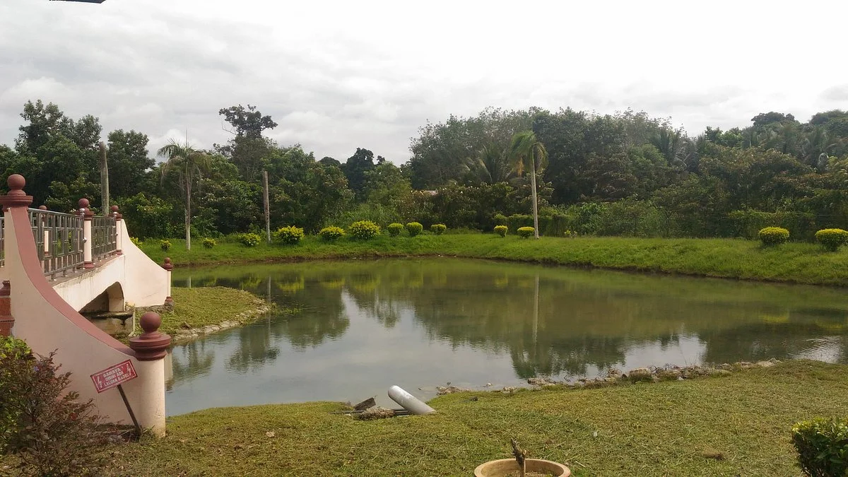 Labis hot spring