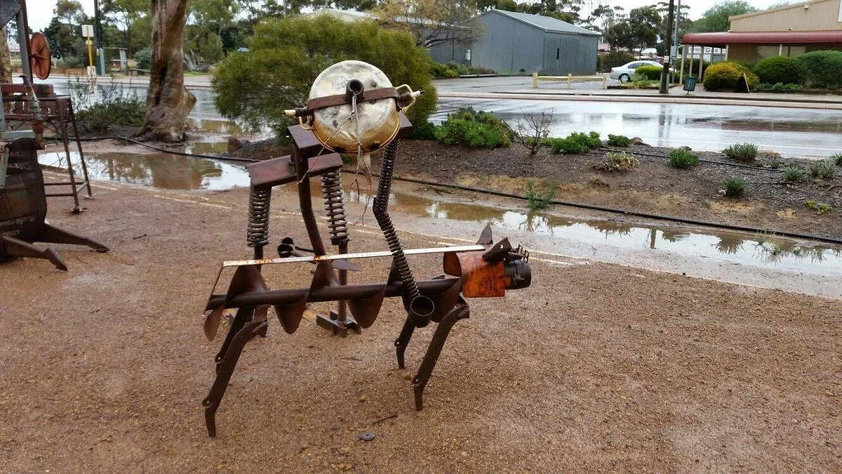 Scrap Iron Sculptures