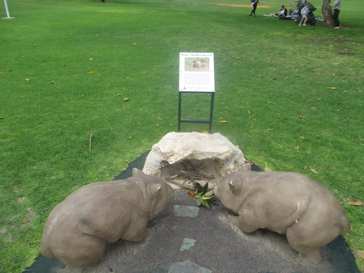 Wombat Statues - Moonta