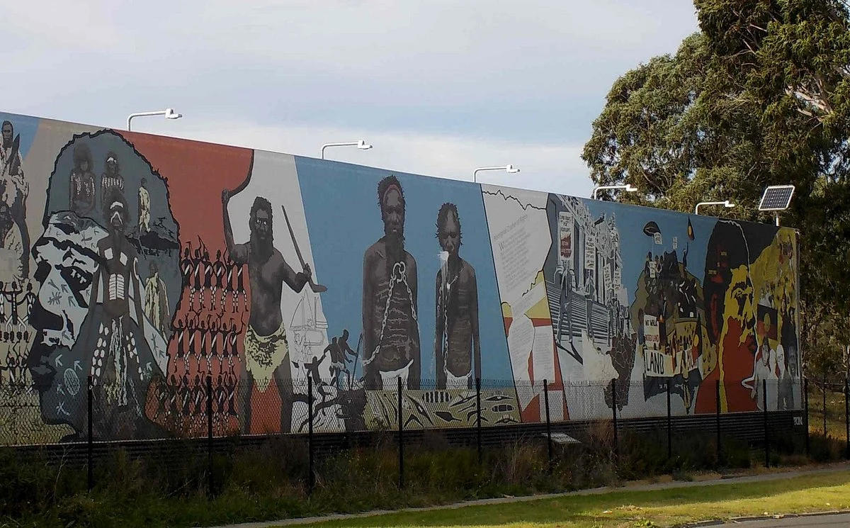 Sir Doug Nicholls Reserve and Aboriginal Mural