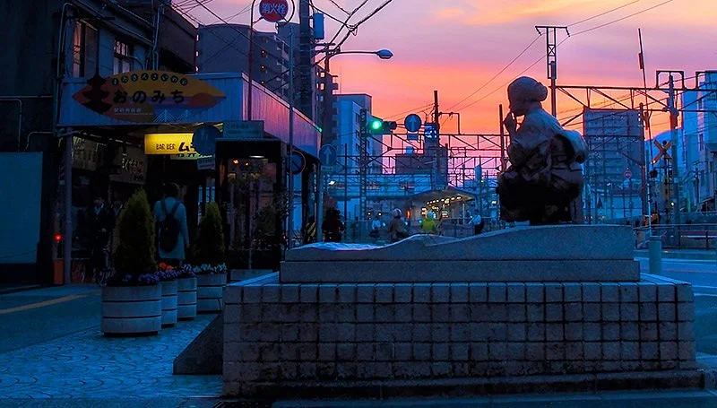 Statue of Hayashi Fumiko