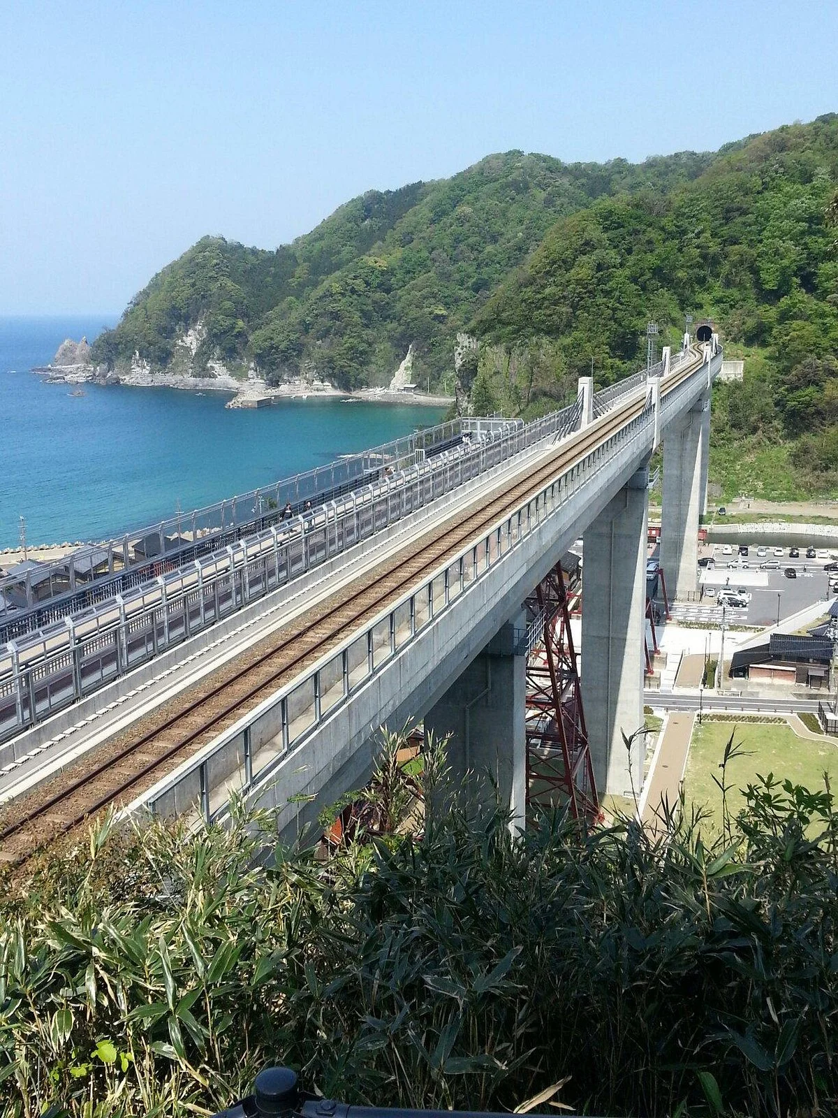 Amarube Railroad Bridge, Sorano Eki