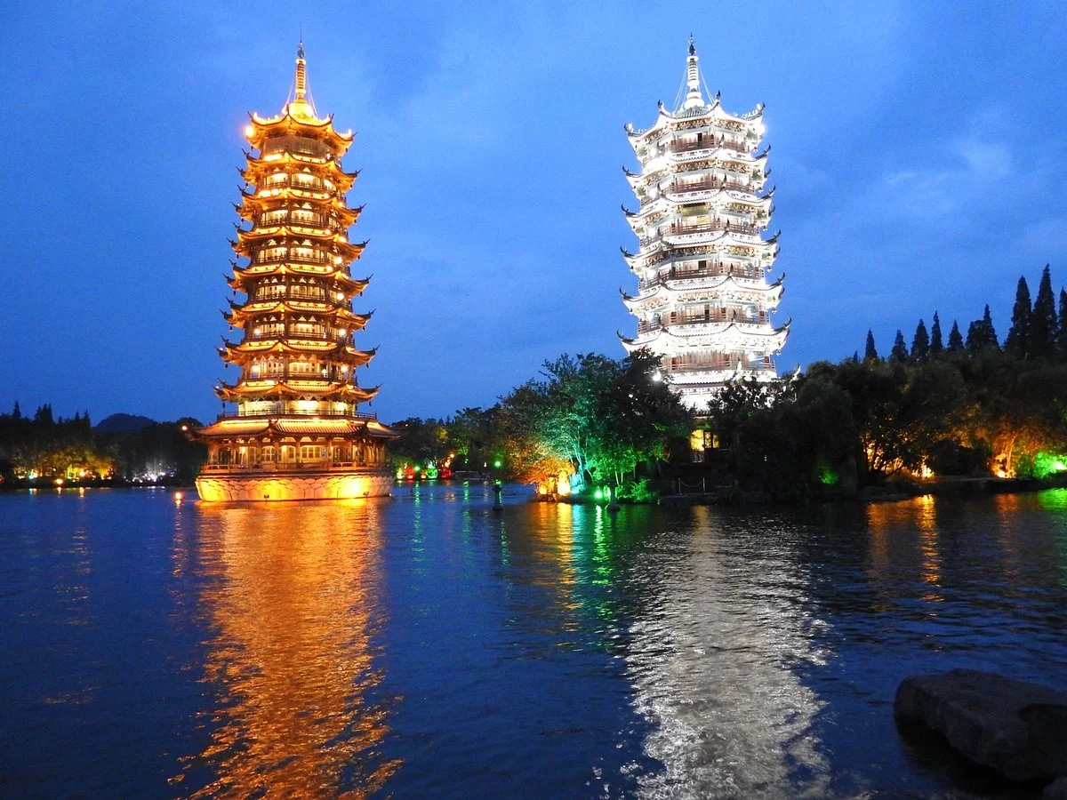 Sun and Moon Pagodas