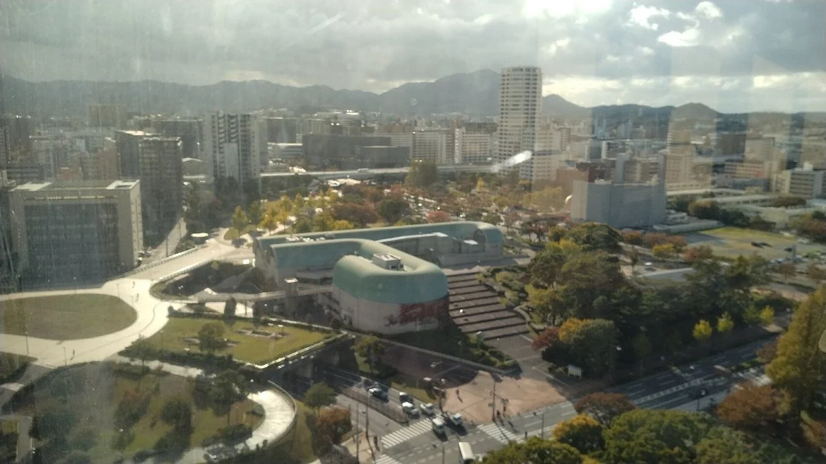 Kitakyushu City Hall Rooftop Observation Deck
