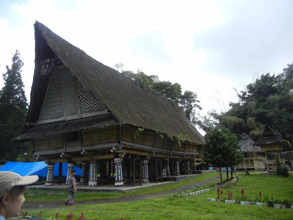 Longhouse in Lingga village