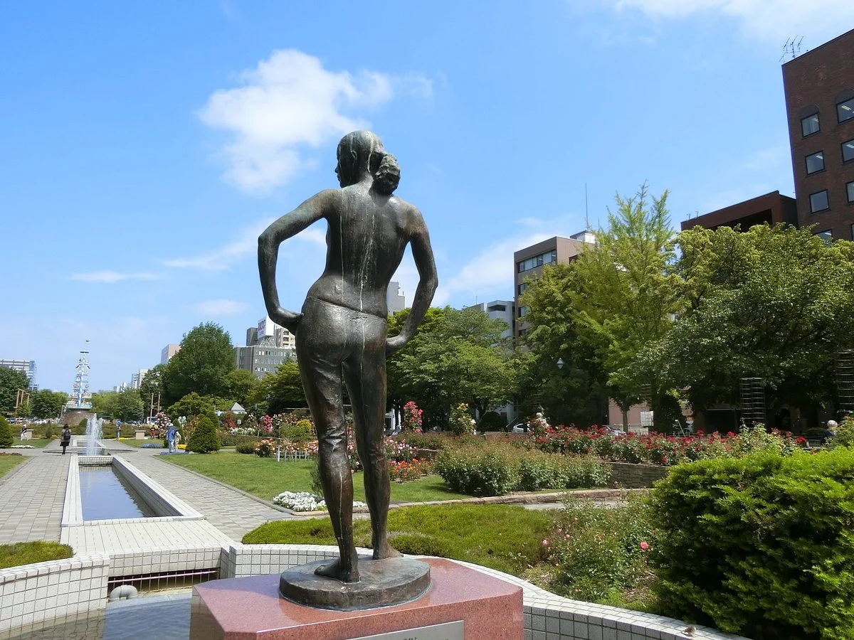 Young Lady Statue