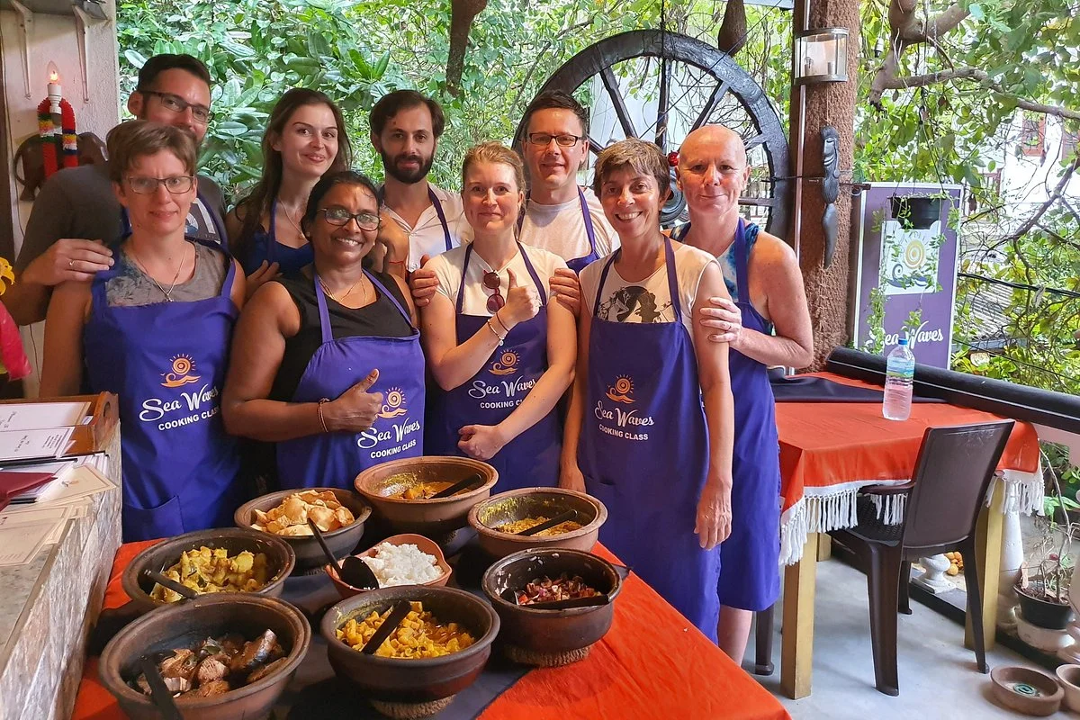 Sea waves cooking class