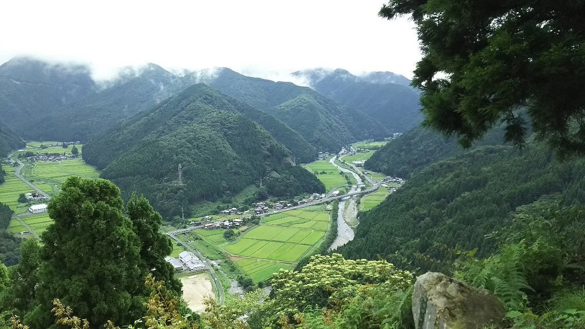 The remains of Wakasaonigajo Castle