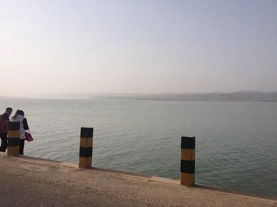 Sanmenxia Dam Scenic Area on Yellow River
