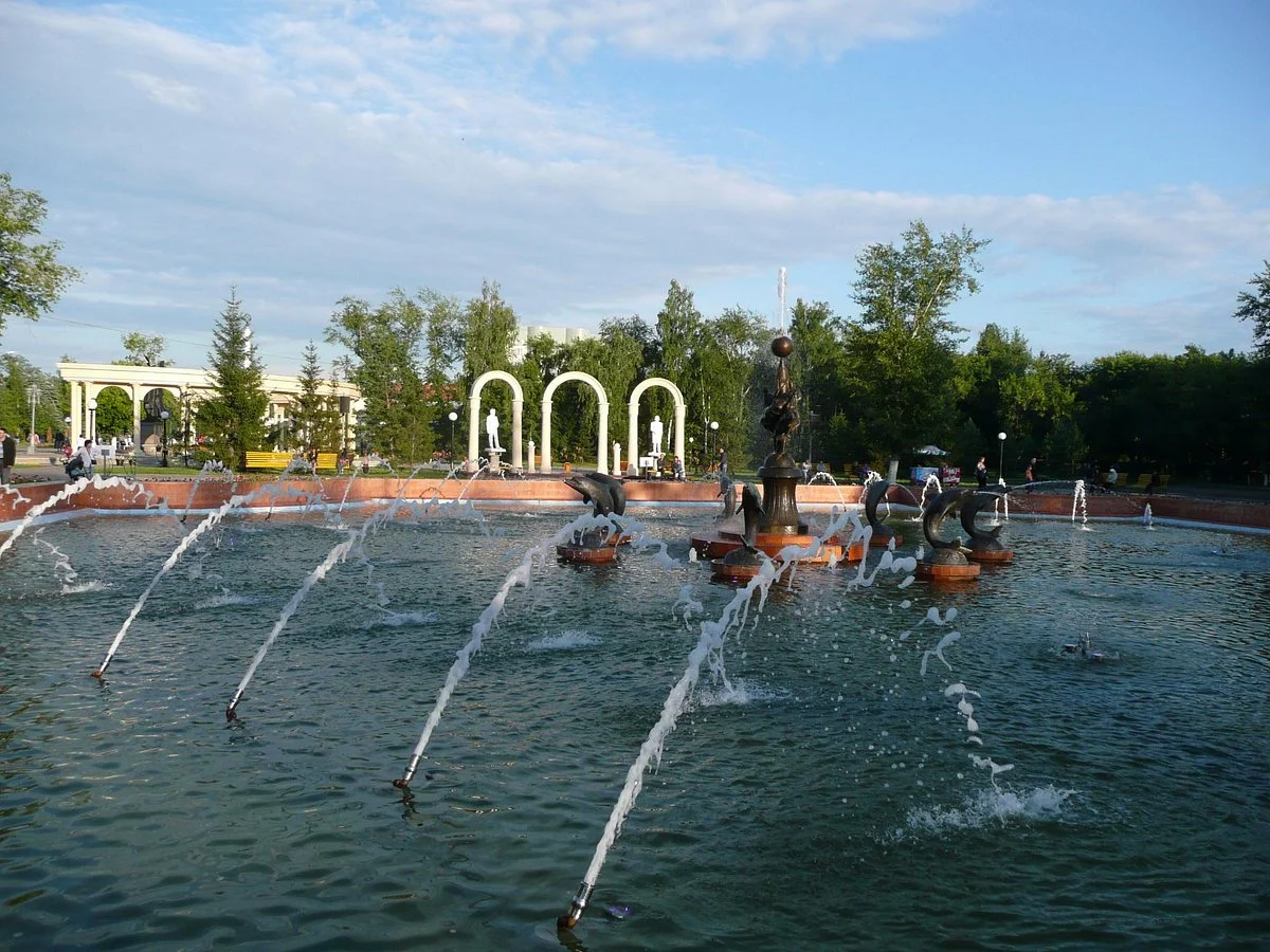 Monument to Pushkin and Abai