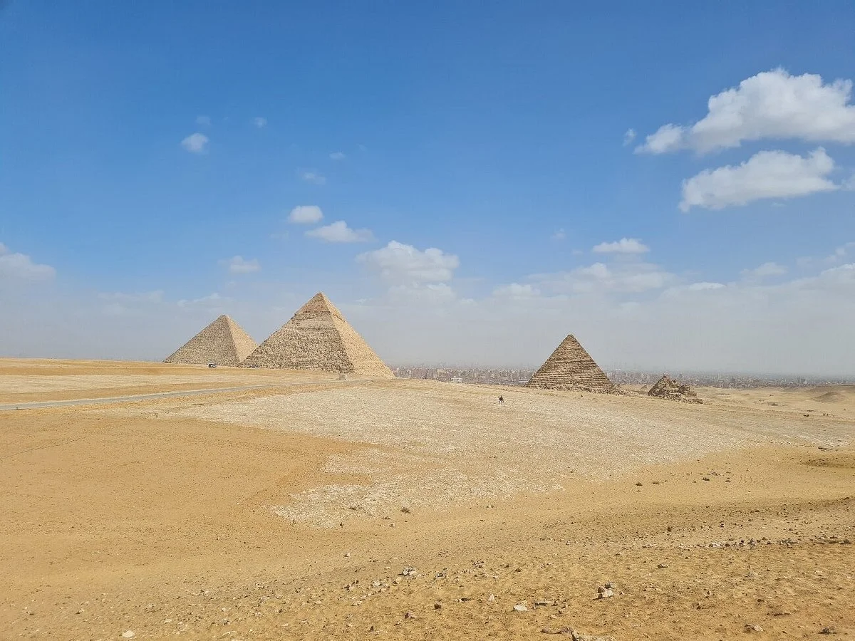 Panoramic view of the Pyramids