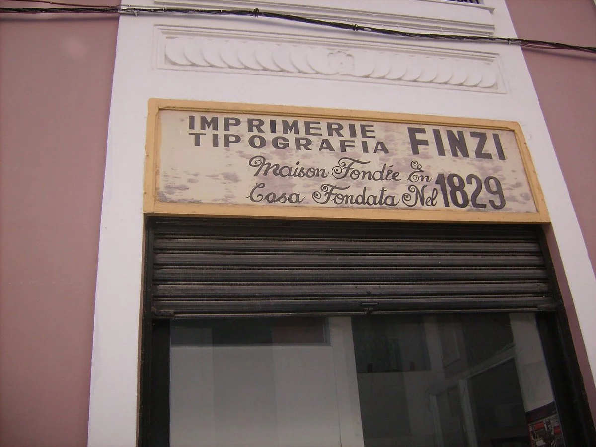 Imprimerie Tipografia Finzi