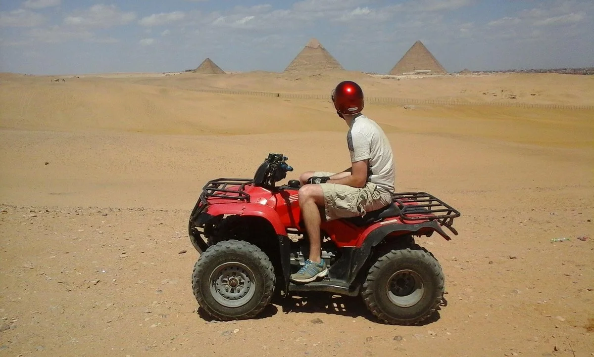 Quad Bike At Giza Pyramids