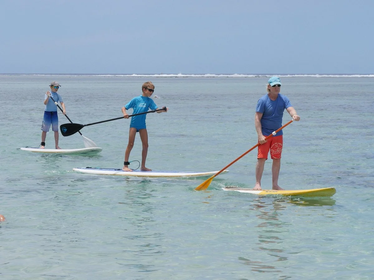 Ecole de Stand Up Paddle du lagon avec Bertrand